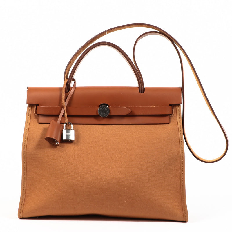 Hermès Herbag Zip 31 Verso Dune & Magnolia