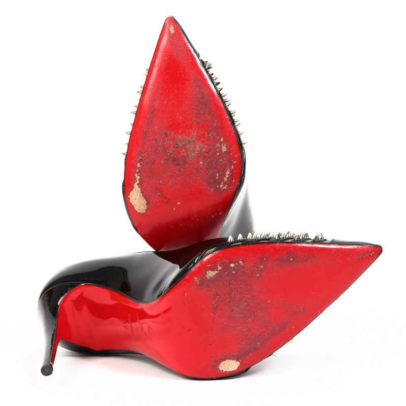 Christian Louboutin Bareta 100 Lakleren Hakken - Maat 37