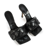 Bottega Veneta Black Lido Heels