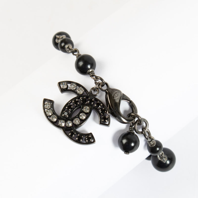 shop 100% authentic second hand Chanel 14B Black Pearl CC Bracelet on Labellov.com