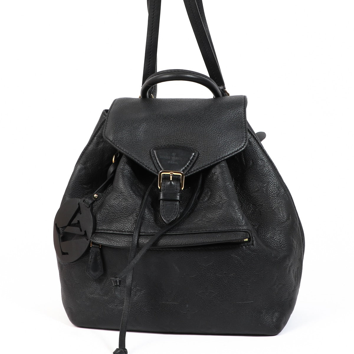 Louis Vuitton Montsouris Black Monogram Empreinte Backpack
