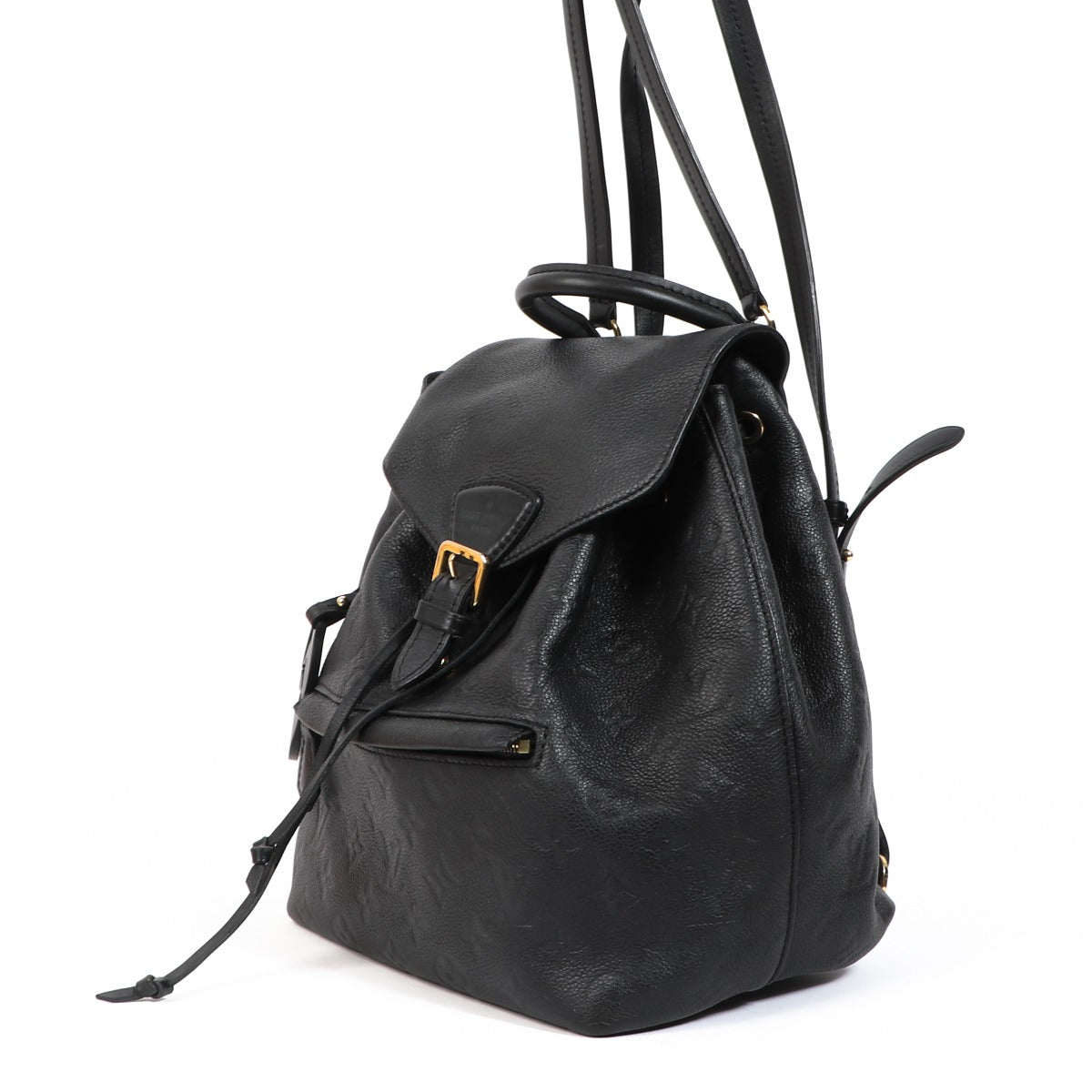 Louis Vuitton Montsouris Black Monogram Empreinte Backpack
