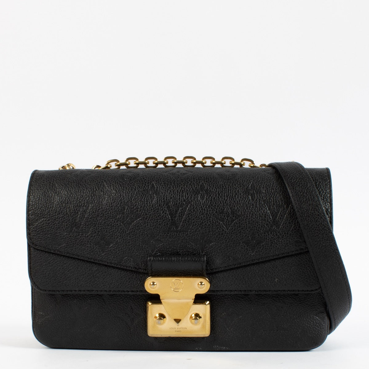 shop 100% authentic second hand Louis Vuitton Black Monogram Empreinte Marceau NM on Labellov.com