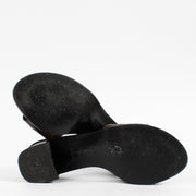 shop 100% authentic second hand Louis Vuitton Monogram Lock It Mule Sandals - Size 39 on Labellov.com