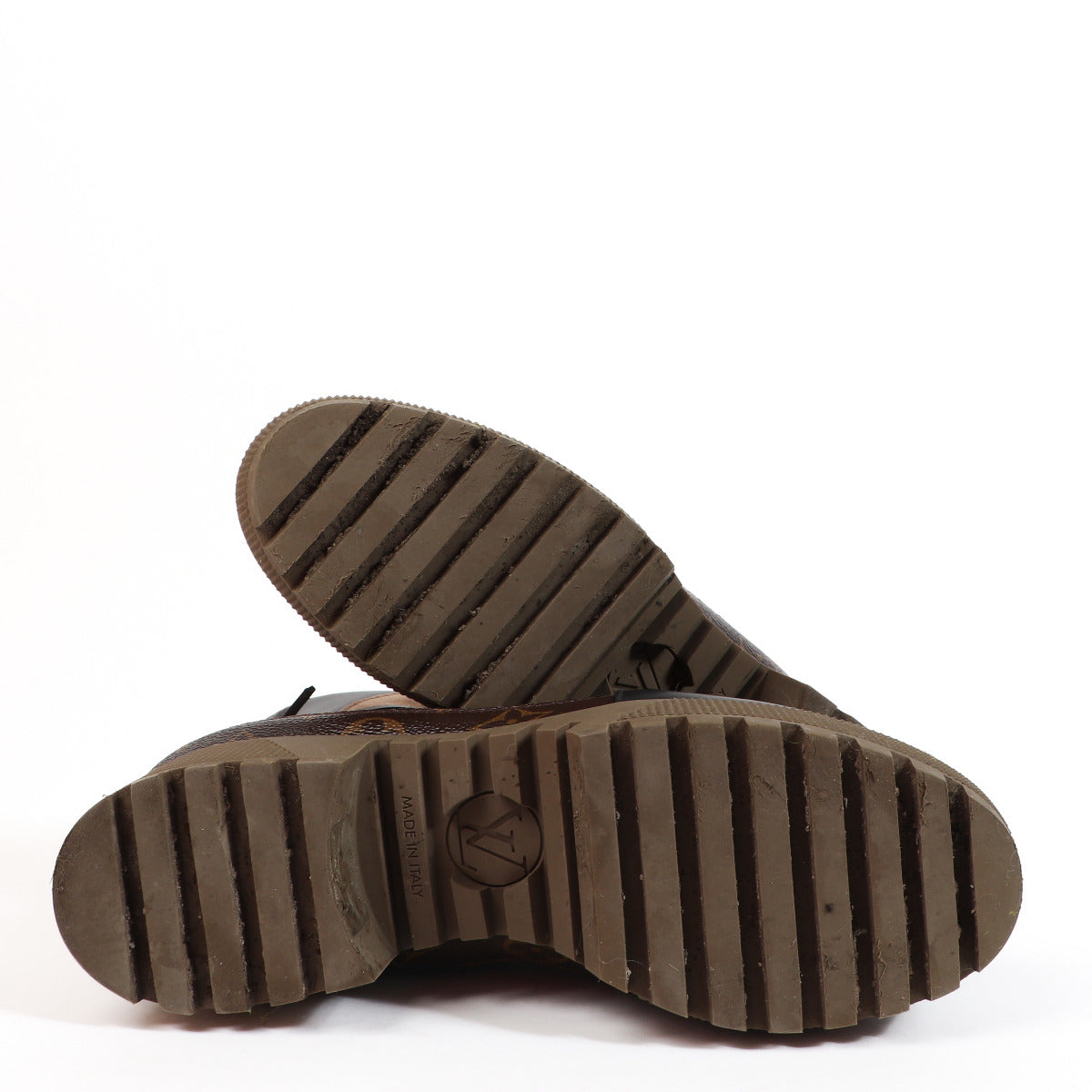 Louis Vuitton Beige Monogram Laureate Desert Boots - maat 39