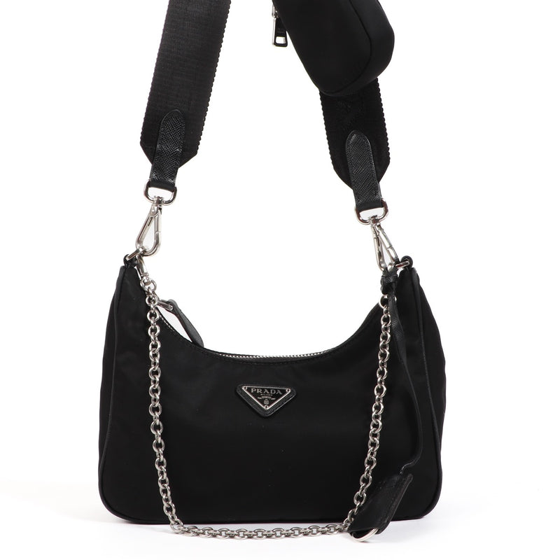 Shop an authentic pre-loved Prada Black Re-Nylon Re-Edition 2005 Crossbody on Labellov.com