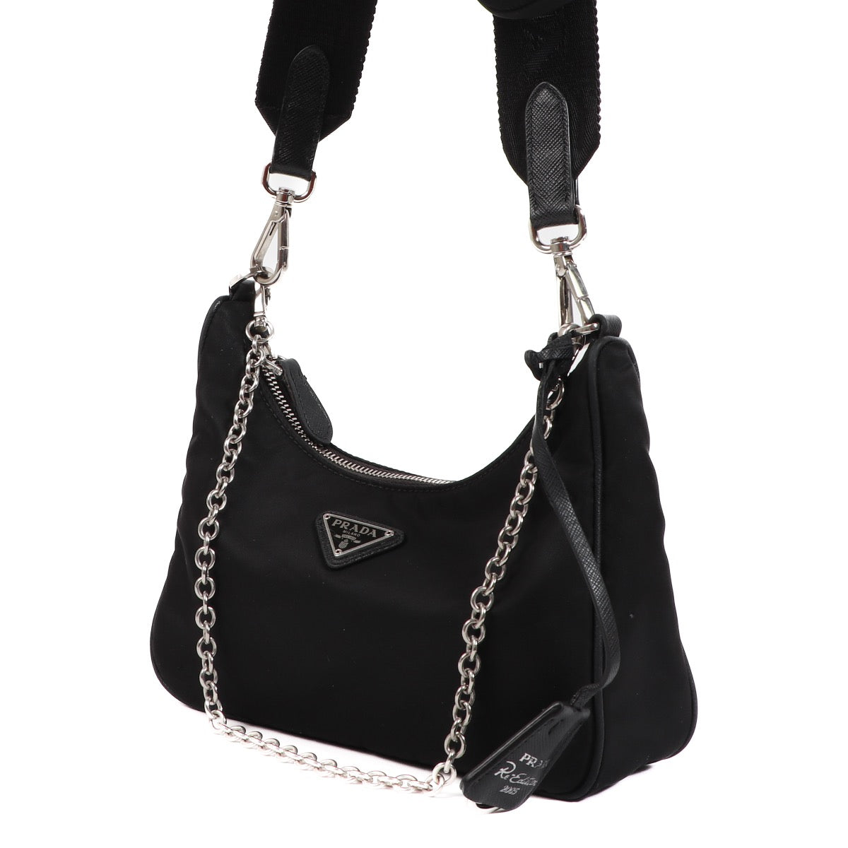 Shop an authentic pre-loved Prada Black Re-Nylon Re-Edition 2005 Crossbody on Labellov.com