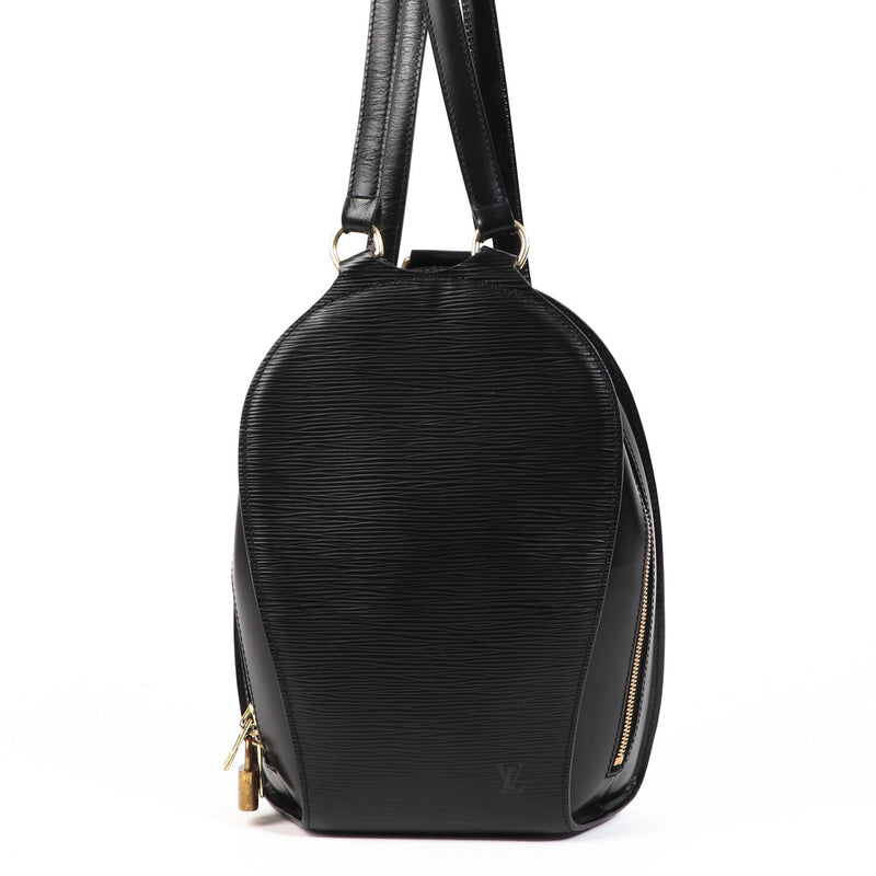 Louis Vuitton Mabillon Black Epi Leather Backpack