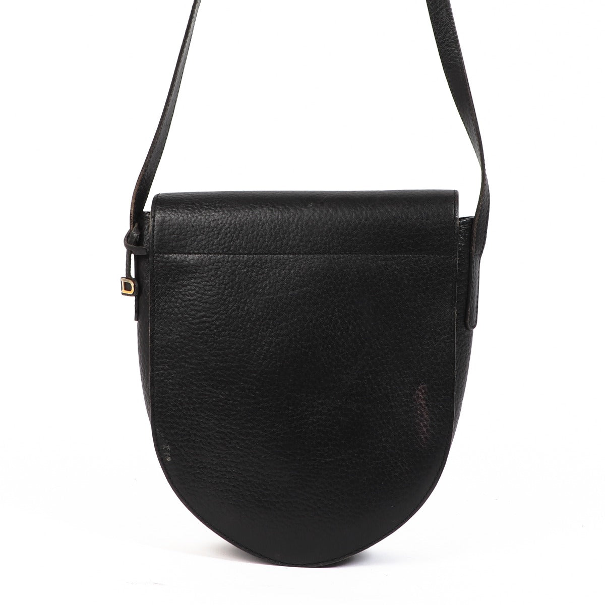 Sac bandoulière Delvaux vintage bleu et marron