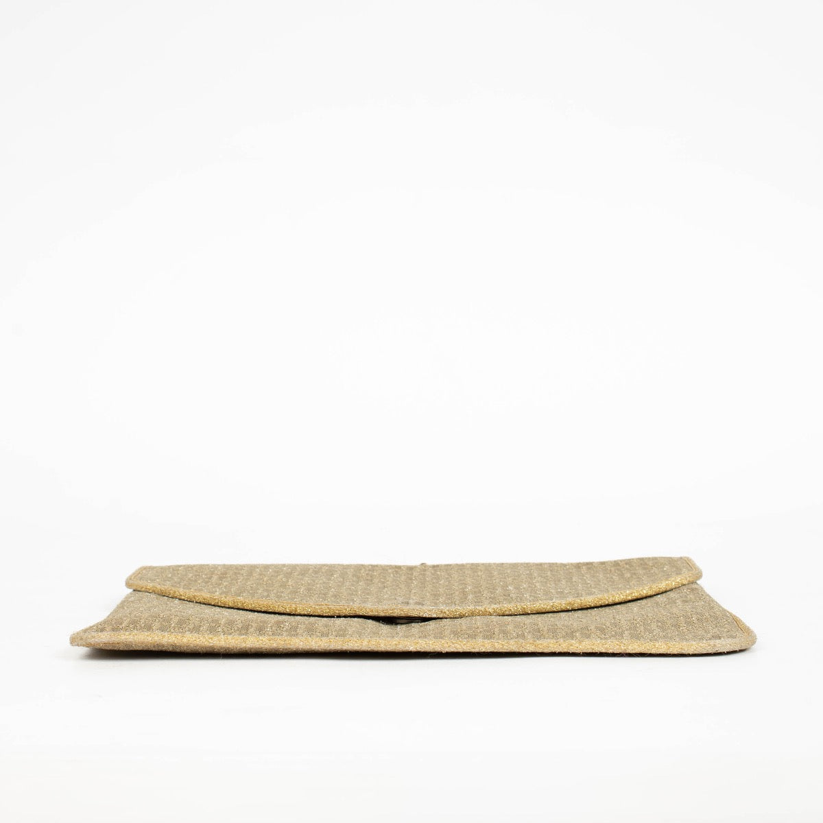 Shop the authentic pre-loved Christian Dior Gold Oblique Vintage Clutch on Labellov.com