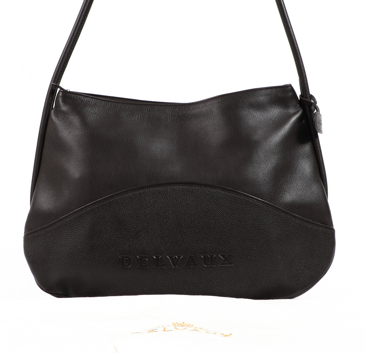 Delvaux Dune Lady Calf Café Crossbody Bag