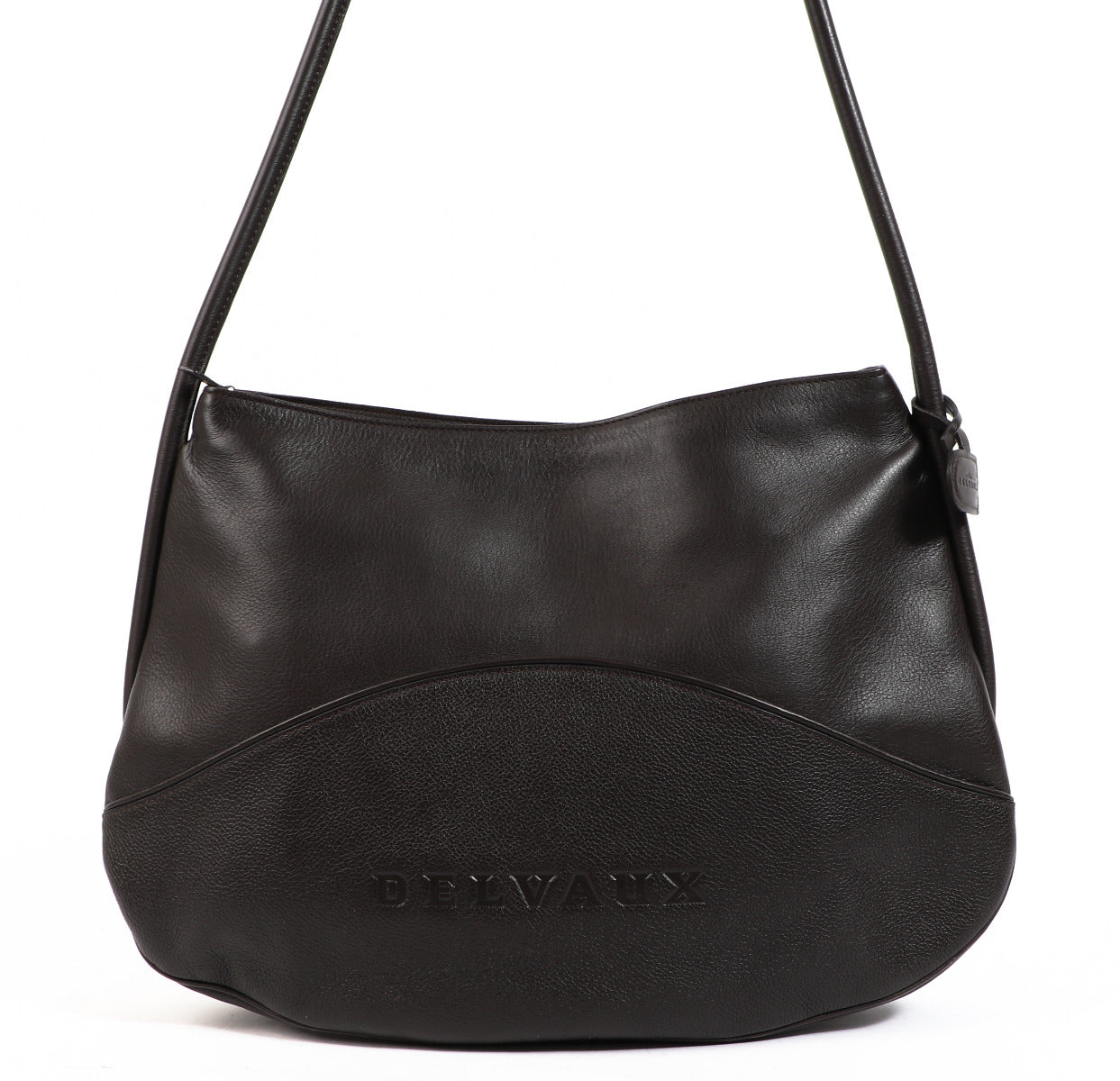 Delvaux Dune Lady Calf Café Crossbody Bag for the best price at Labellov secondhand luxury in Antwerp.