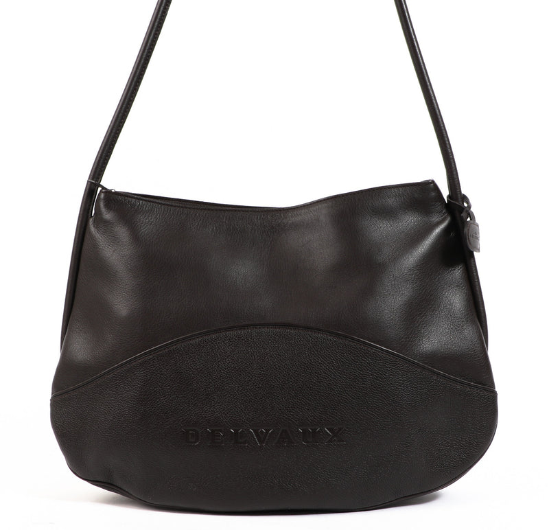 Delvaux Dune Lady Calf Café Crossbody Bag for the best price at Labellov secondhand luxury in Antwerp.