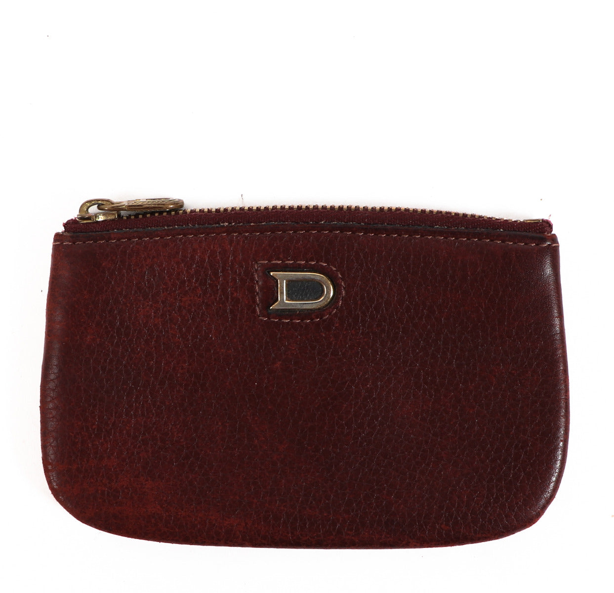 Delvaux Burgundy Card Pouch