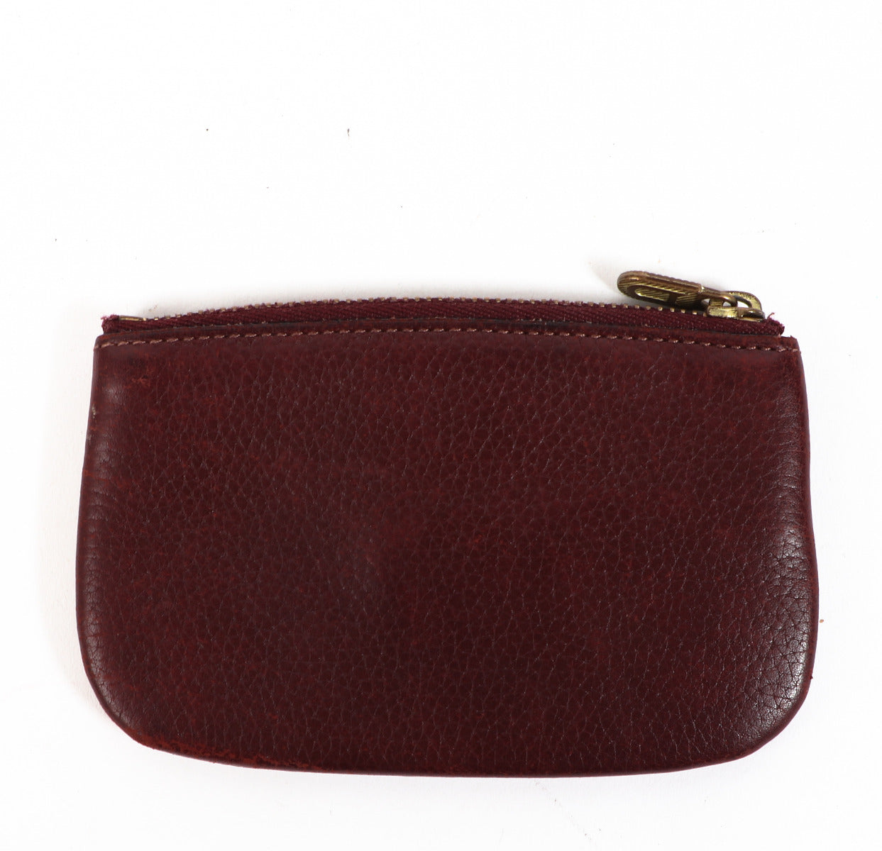 Delvaux Burgundy Card Pouch