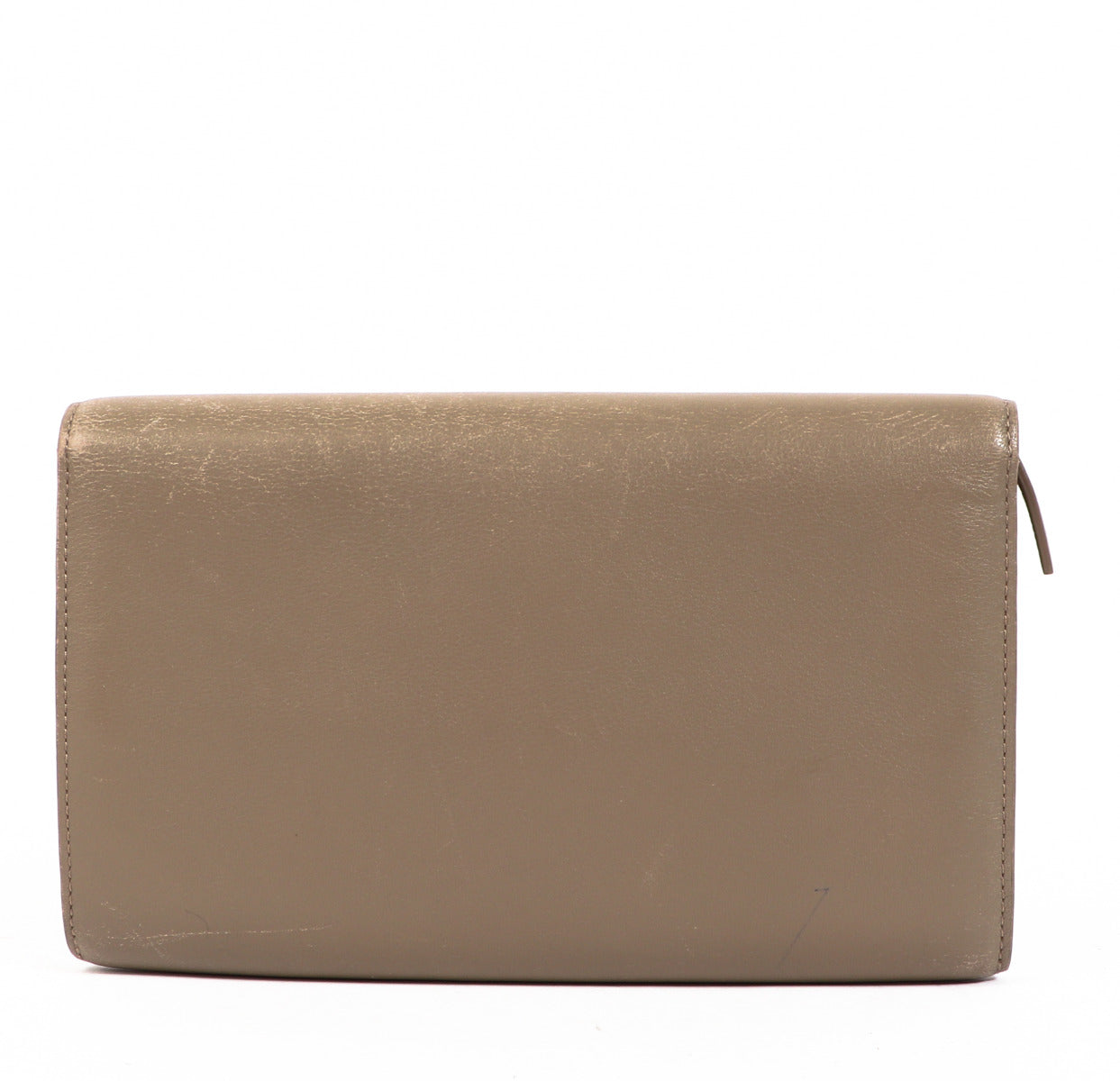 Delvaux Taupe Simplissime Leather Wallet for the best price in Antwerp.