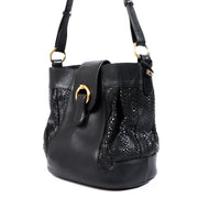 Delvaux Black Toile de Cuir Bag