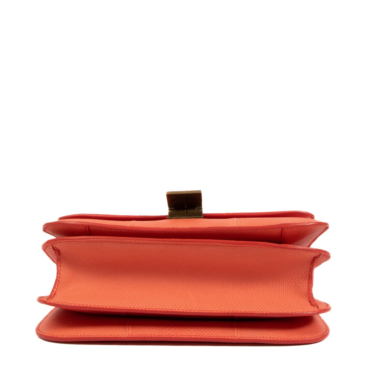 Shop an authentic second hand Céline Salmon Karung Snake Leather Medium Classic Box Bag on Labellov.com