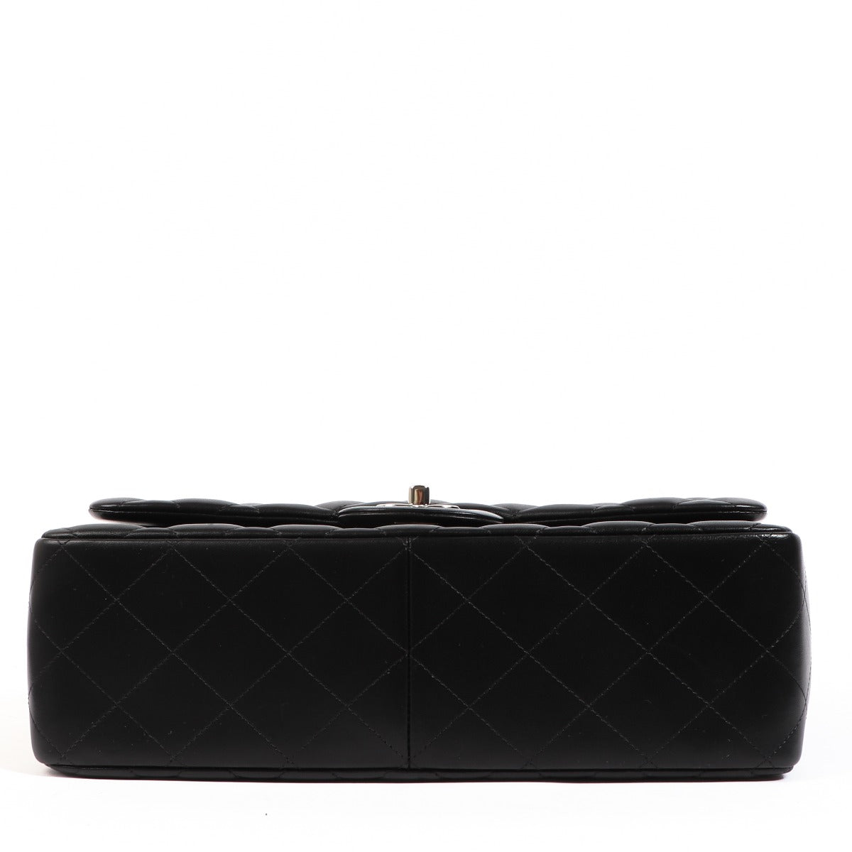 Chanel Black Lambskin Large Classic Flap Bag