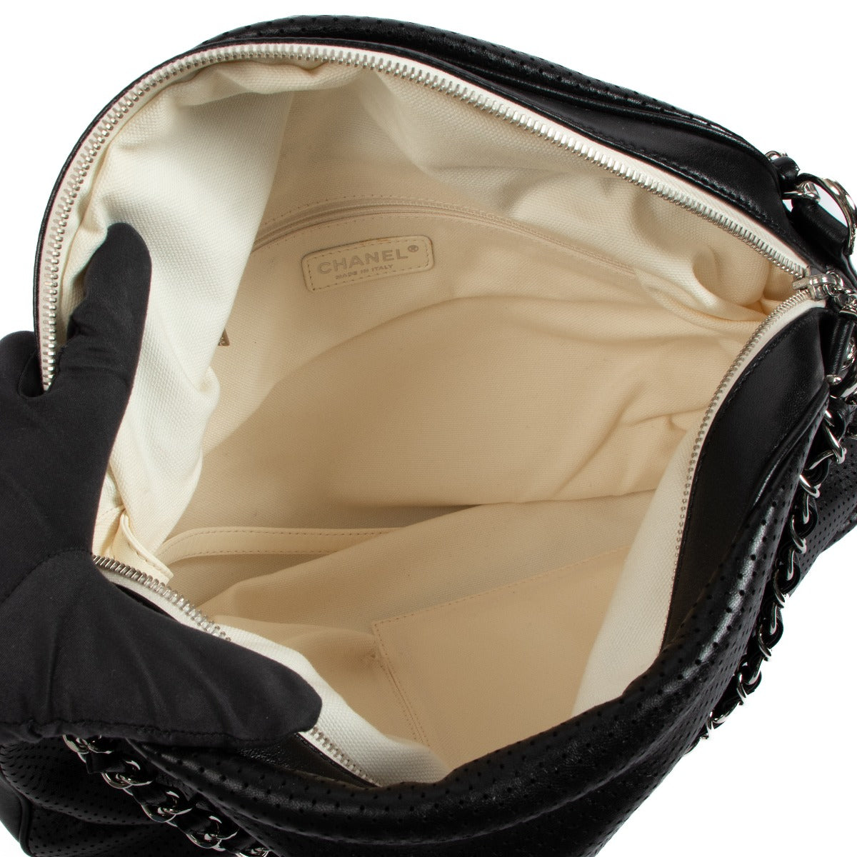 Sac Chanel en Agneau Perforé Collection Baseball Spirit Ligne