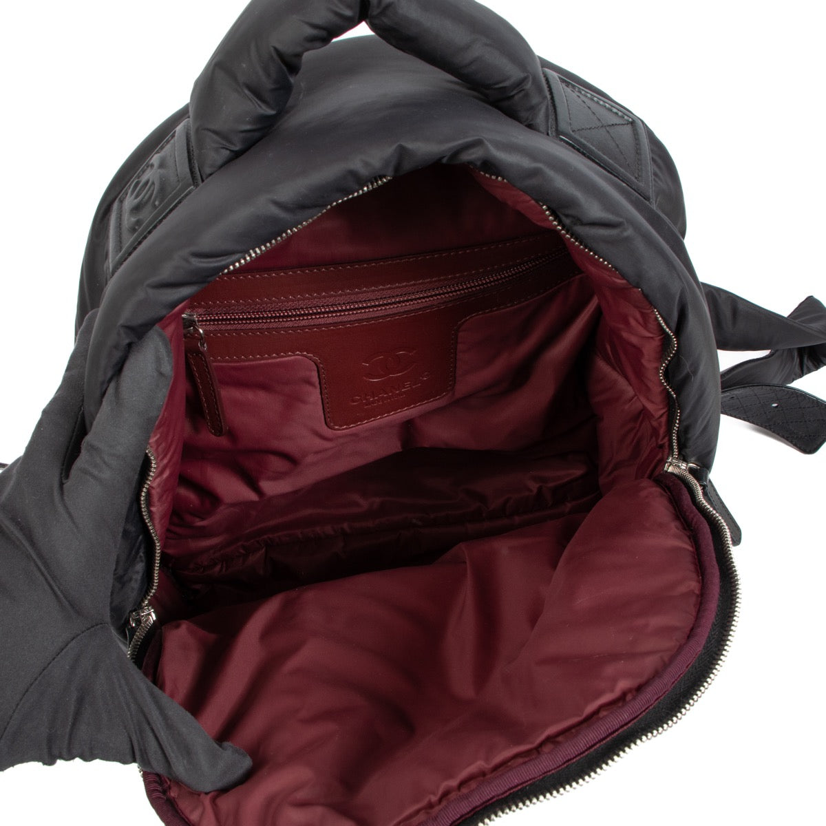 Shop an authentic second hand Chanel Black Nylon Cocoon Backpack on Labellov.com