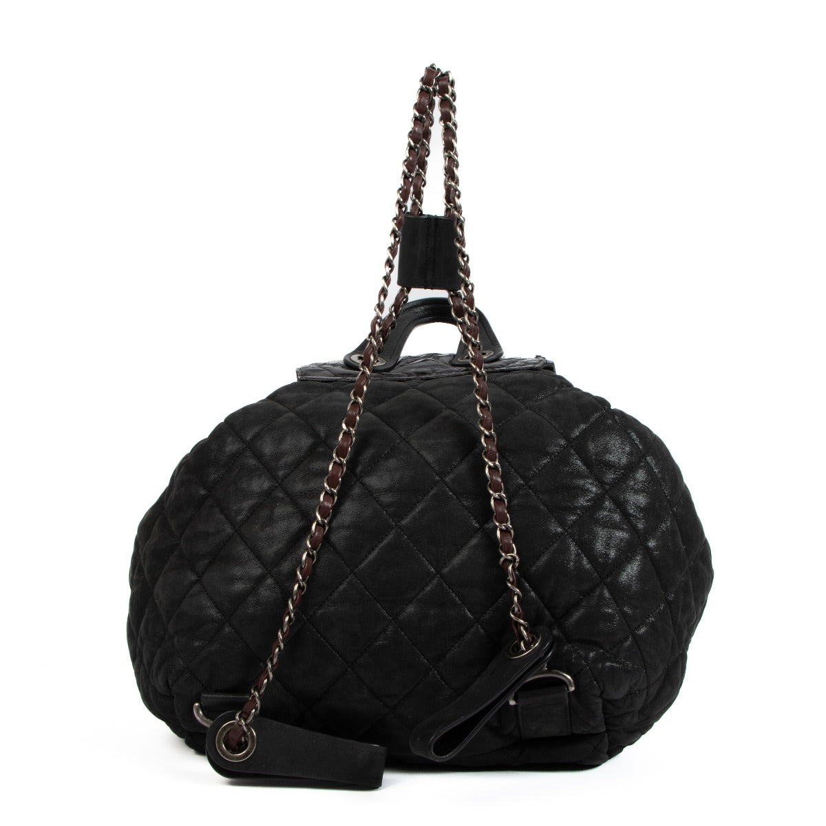 Sac à dos Chanel In The Mix en veau scintillant matelassé