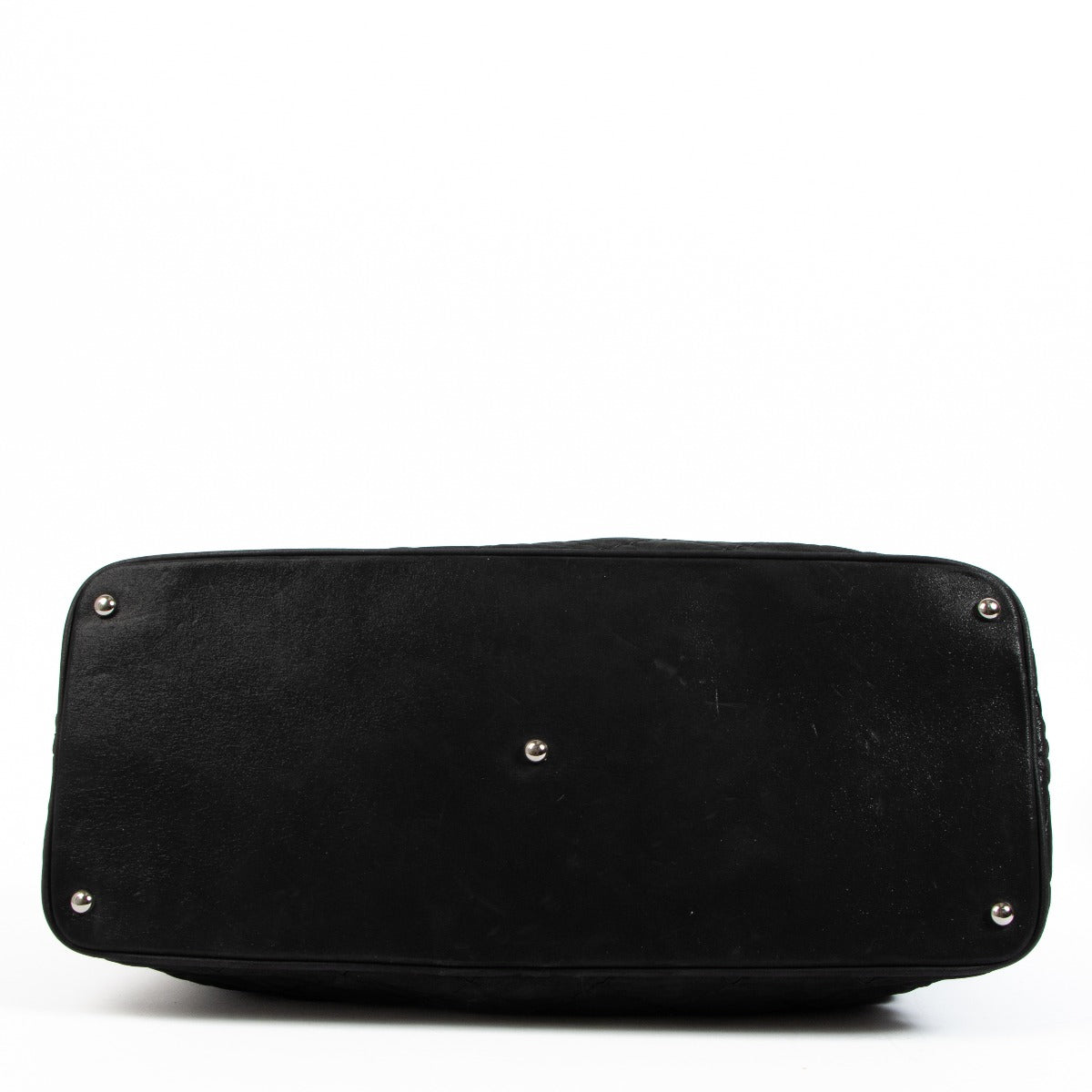 Sac fourre-tout Chanel Sea Hit en cuir de veau irisé noir