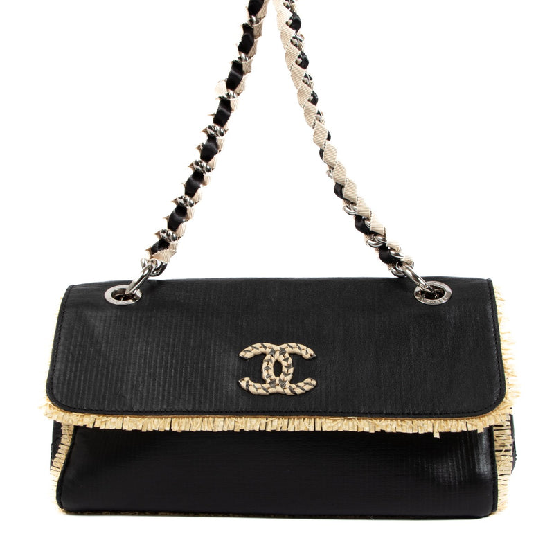 Shop an authentic second hand Chanel Black Leather Flap Bag on Labellov.com