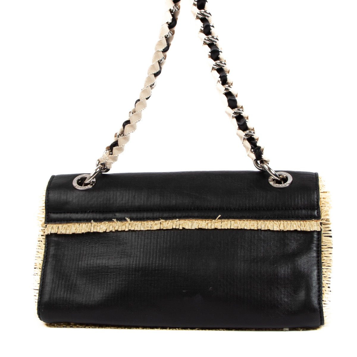 Shop an authentic second hand Chanel Black Leather Flap Bag on Labellov.com