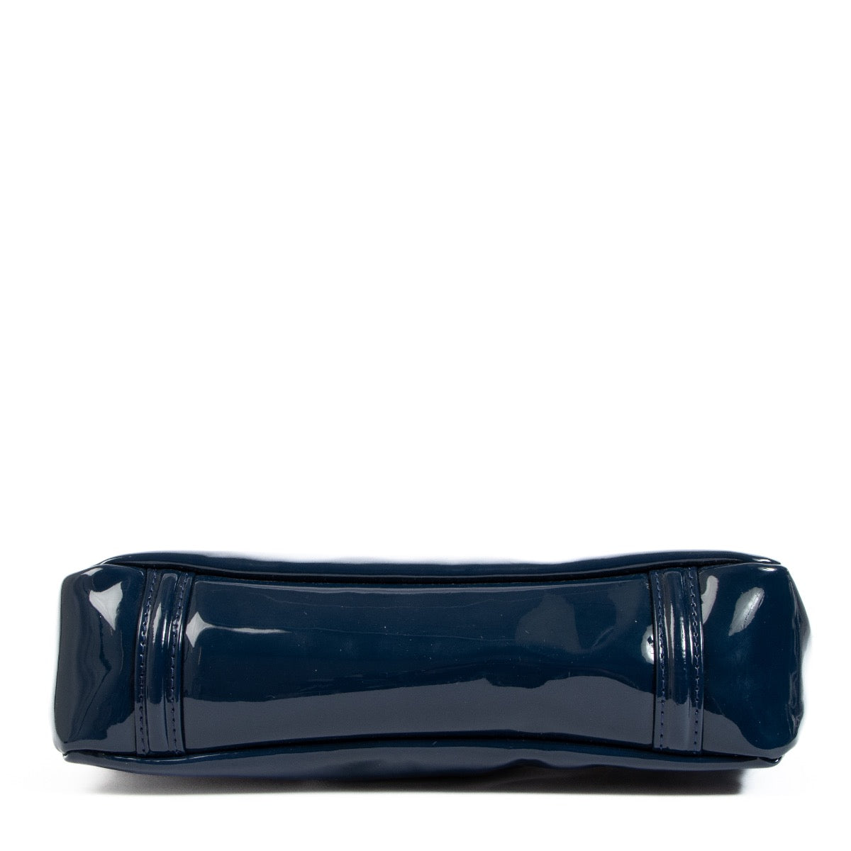 Shop an authentic second hand Chanel Blue Patent Leather Shoulder Bag on Labellov.com