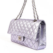 Chanel Metallic Purple Classic Flap Bag