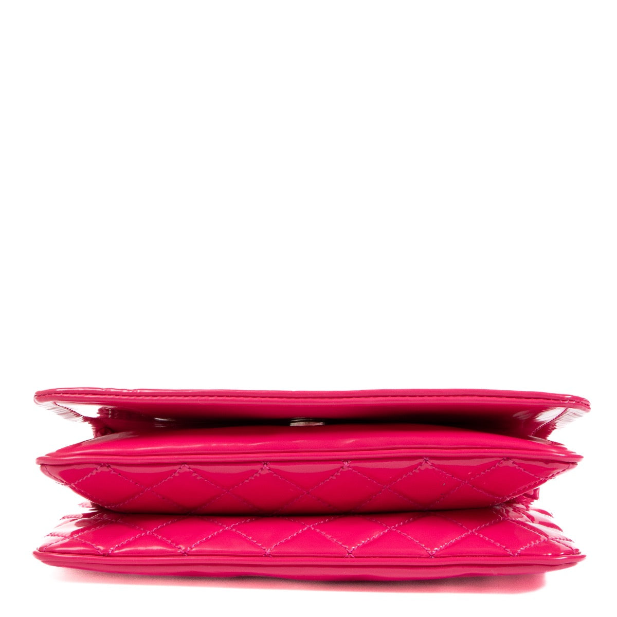 Chanel CC Roze Vinyl Crossbody Clutch Tas
