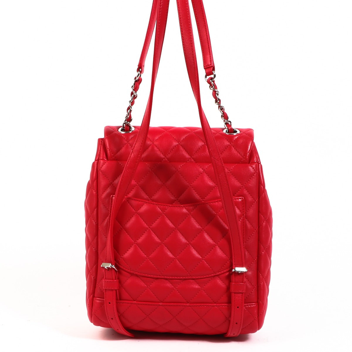 Chanel Urban Spirit Rugzak van rood kalfsleer