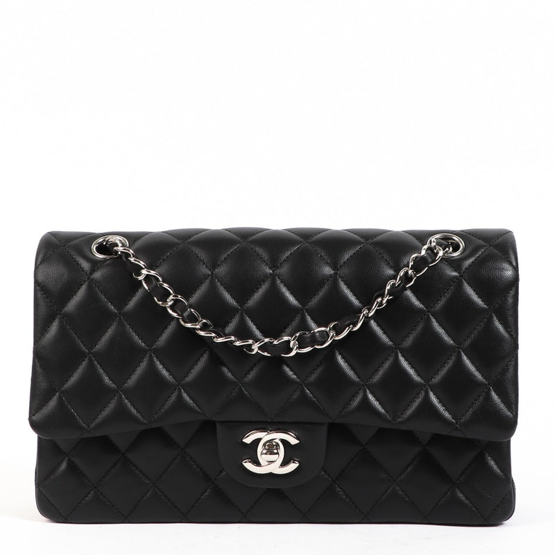 Chanel Black Lambskin Classic Flap Bag