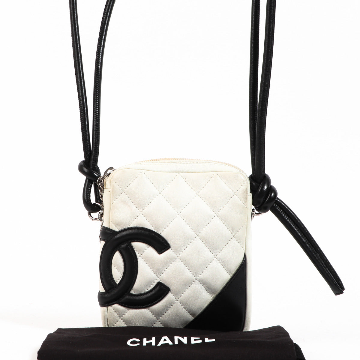 Chanel Black and White Cambon Ligne Crossbody Bag aan de beste prijs online verkrijgbaar