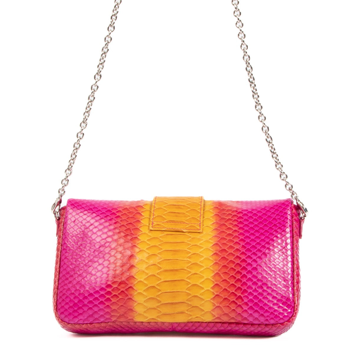 Shop an authentic second hand Christian Dior Multicolor Python New Lock Pouch on Labellov.com