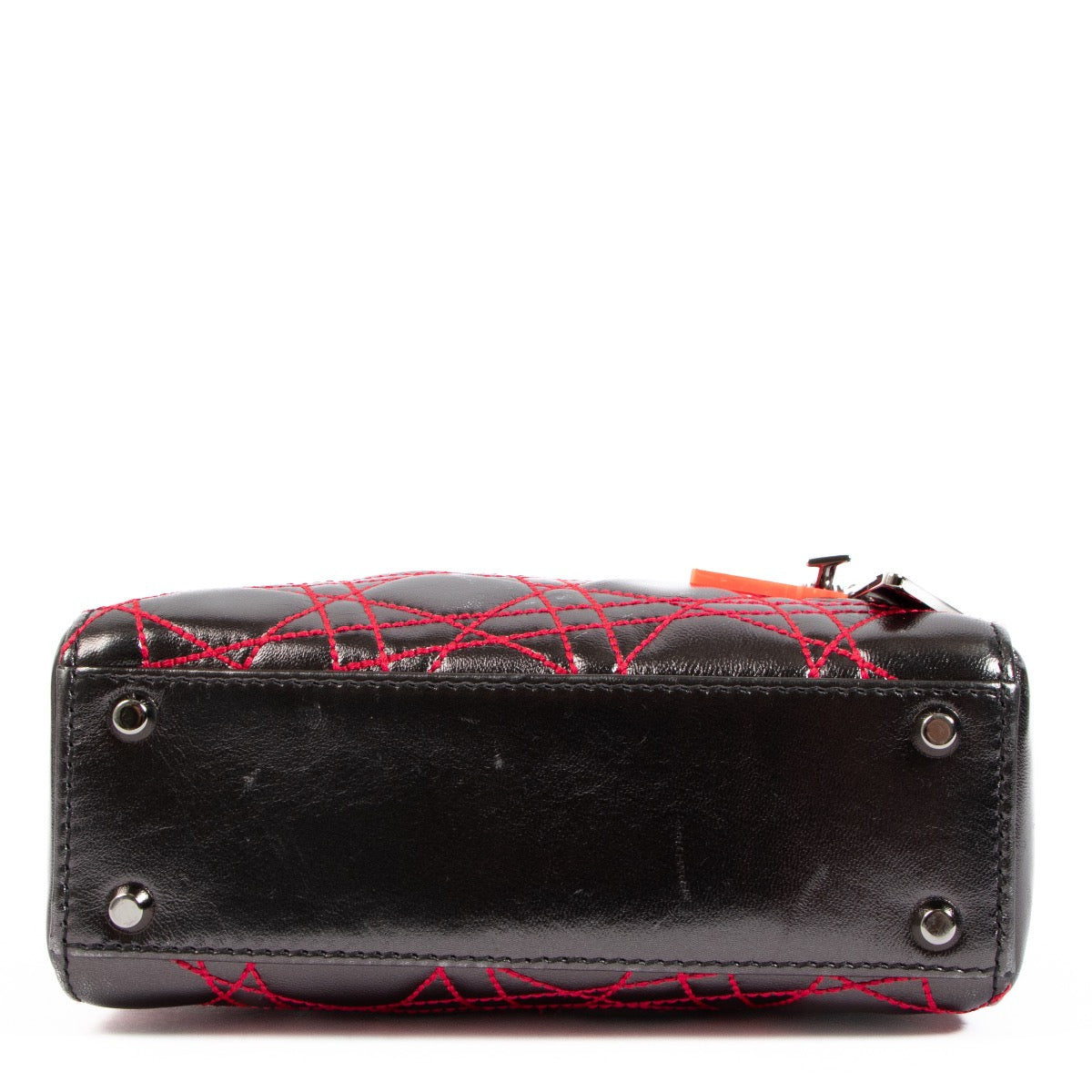 Shop an authentic second hand Christian Dior Grey Metallic Mini Lady Dior on Labellov.com