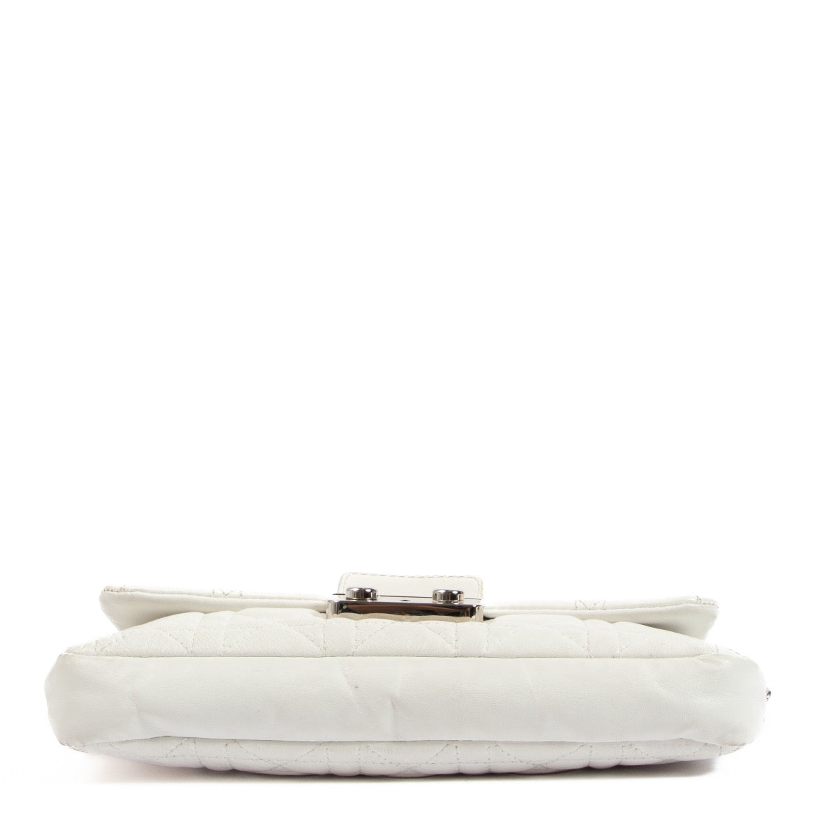 Shop an authentic second hand Christian Dior Miss Dior White Leather Crossbody on Labellov.com