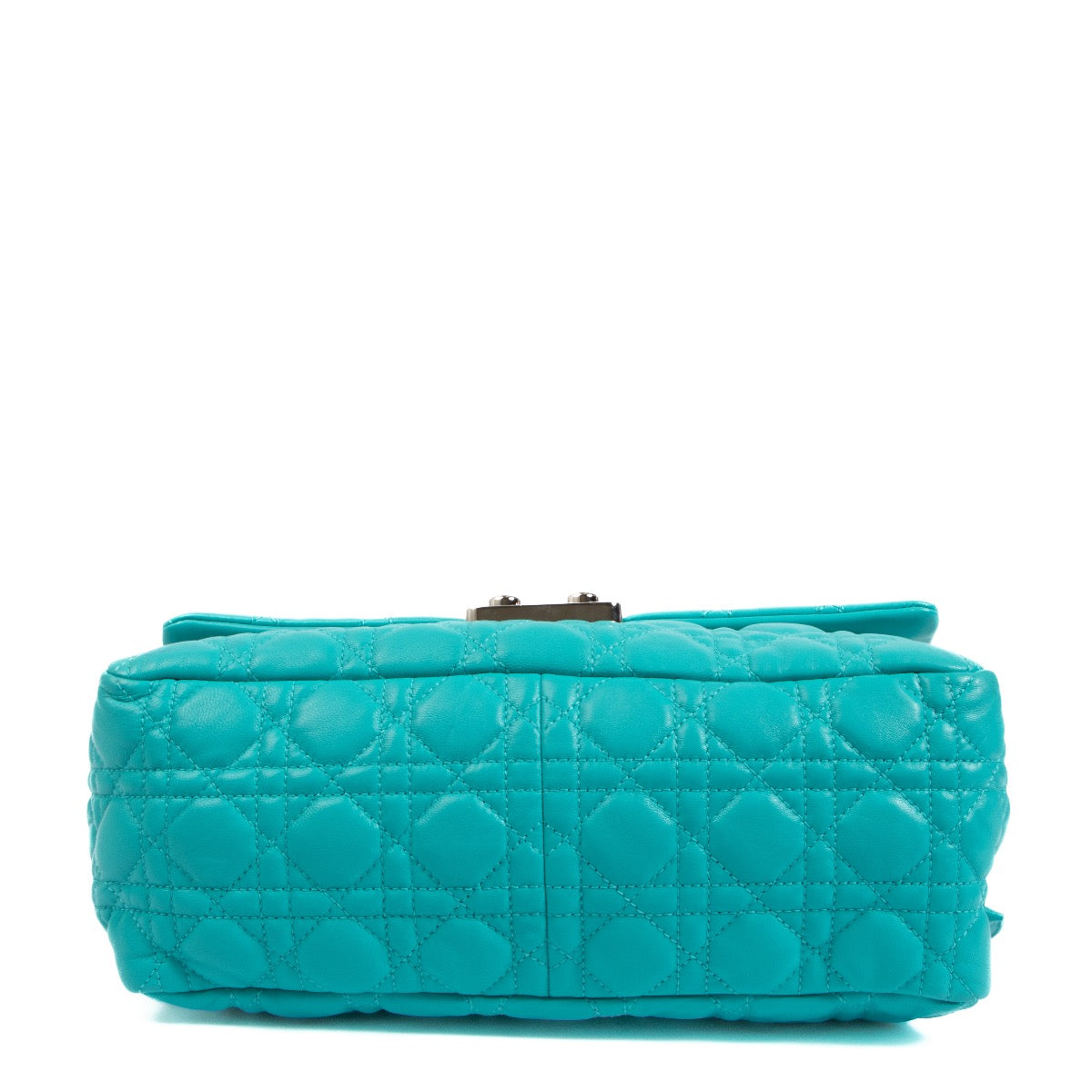 Shop an authentic second hand Christian Dior Turquoise Cannage Quilted Lambskin Leather Promenade Shoulder Bag on Labellov.com