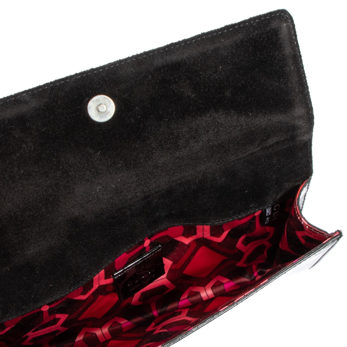 Shop an authentic second hand Gucci Black Patent Leather Romy Buckle Clutch on Labellov.com