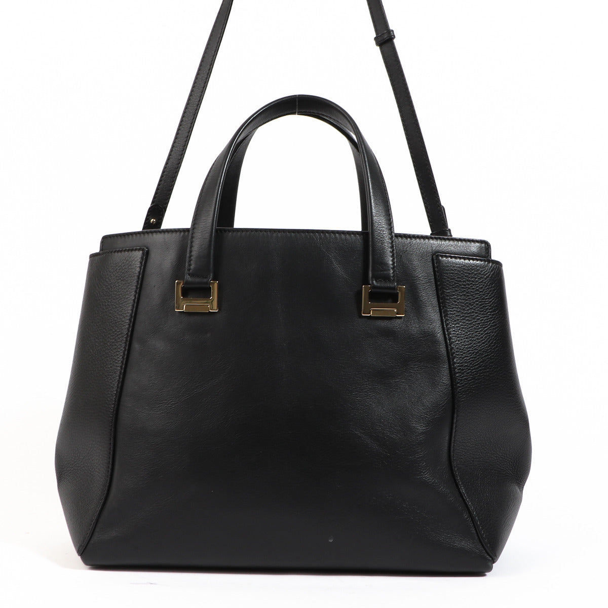 Sac cabas Alfie en cuir noir Jimmy Choo