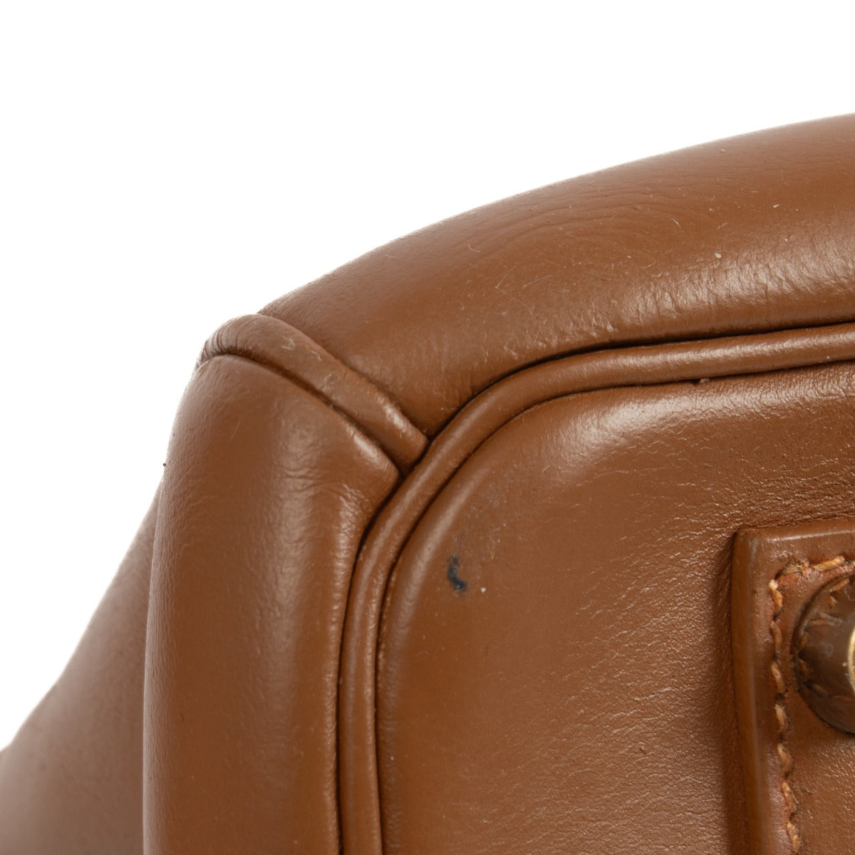 Vintage Hermès Birkin 35 Fauve Barenia Brushed Palladium Hardware