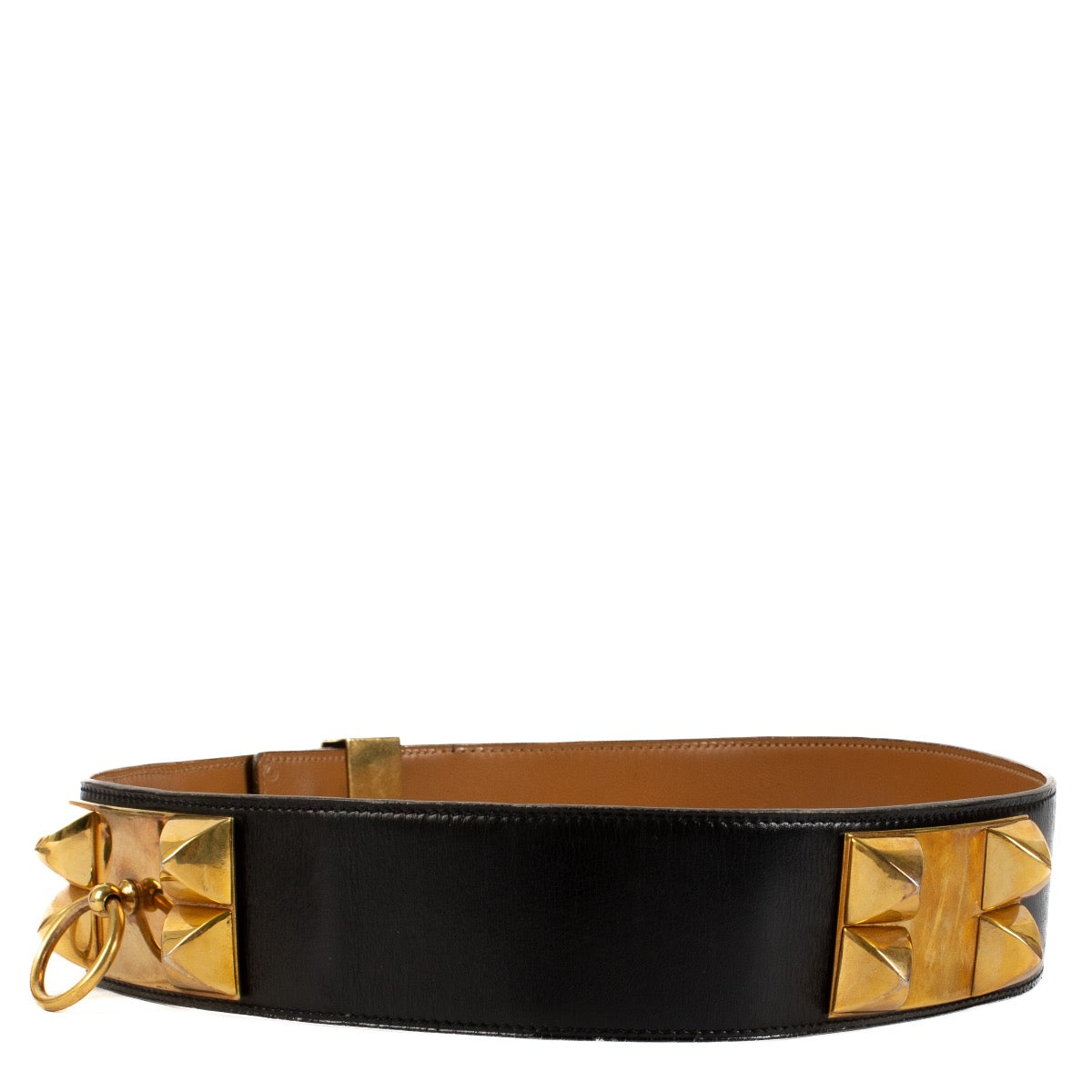 shop 100% authentic second hand Hermès Black Box Collier de Chien Belt on Labellov.com