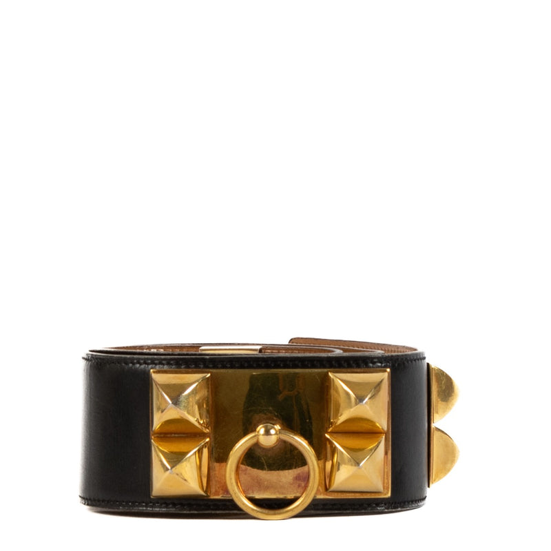 shop 100% authentic second hand Hermès Black Box Collier de Chien Belt on Labellov.com