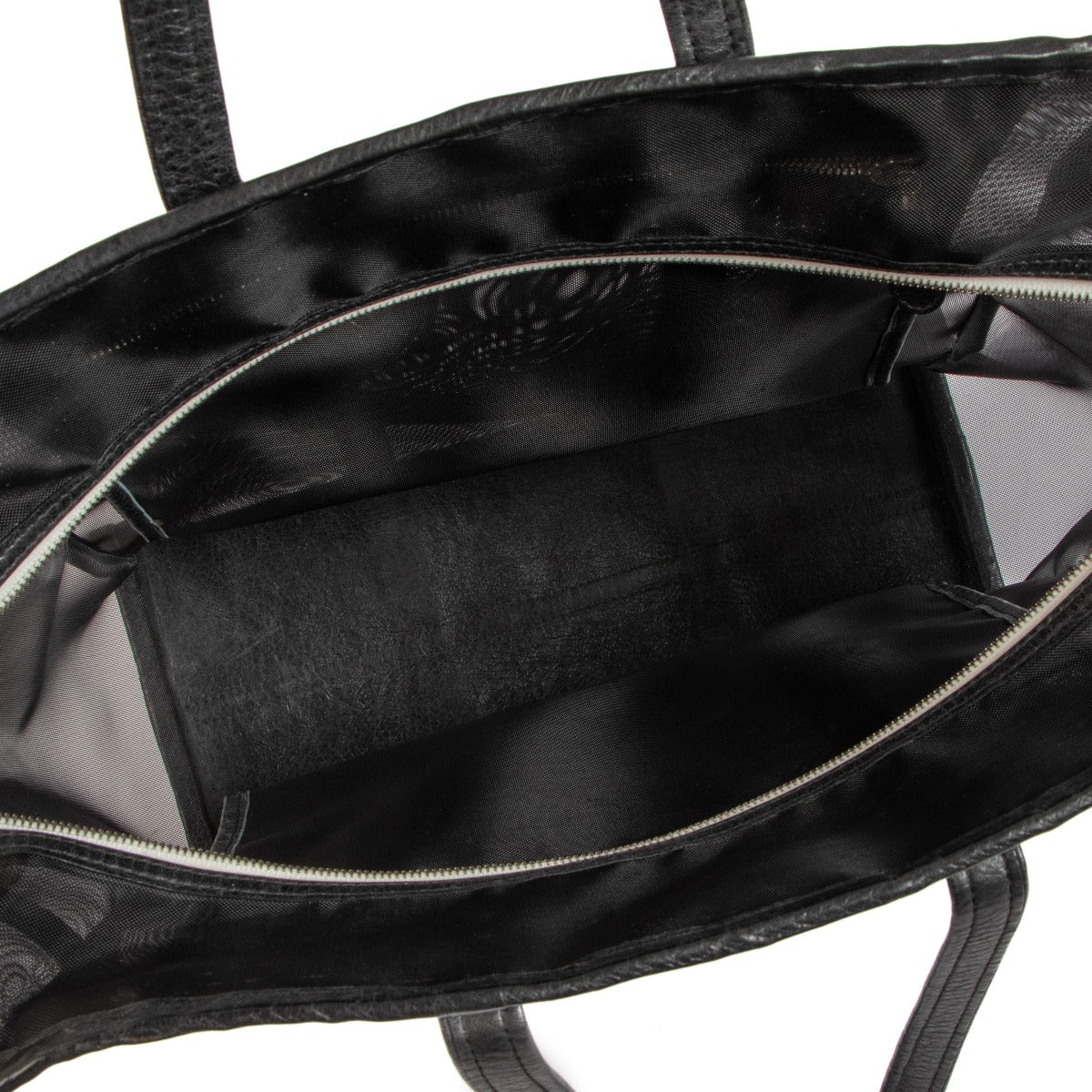 Balenciaga Bazar M Black Mesh Shopper
