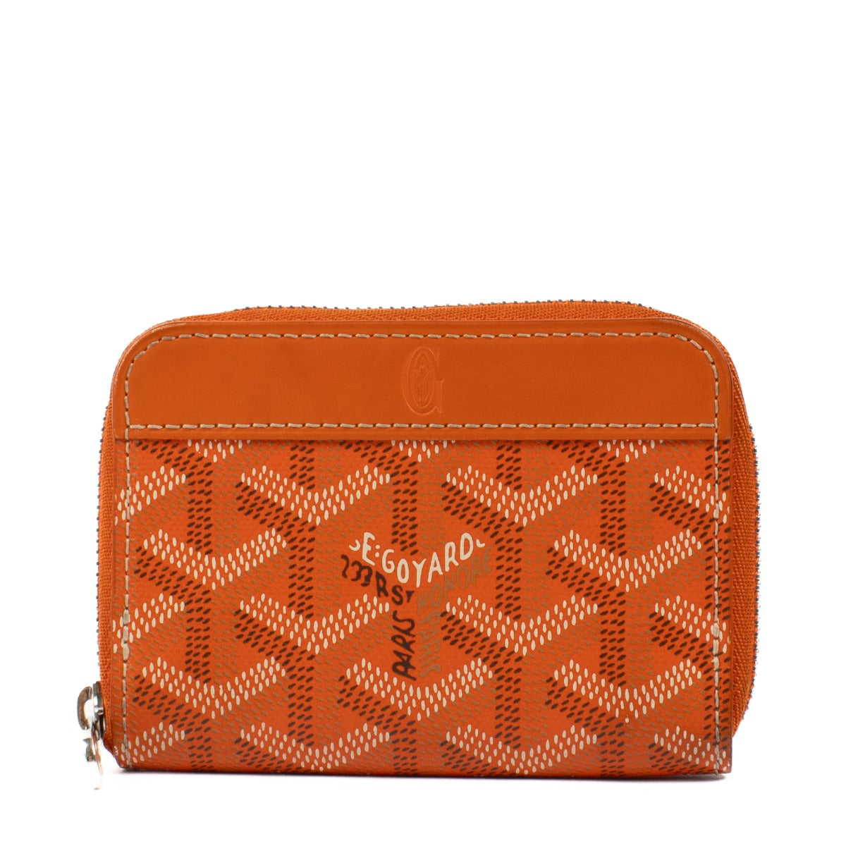 Goyard Orange Matignon Mini Wallet