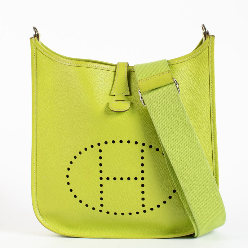 Hermès Candy Collection Evelyne III 29 Kiwi Epsom PHW