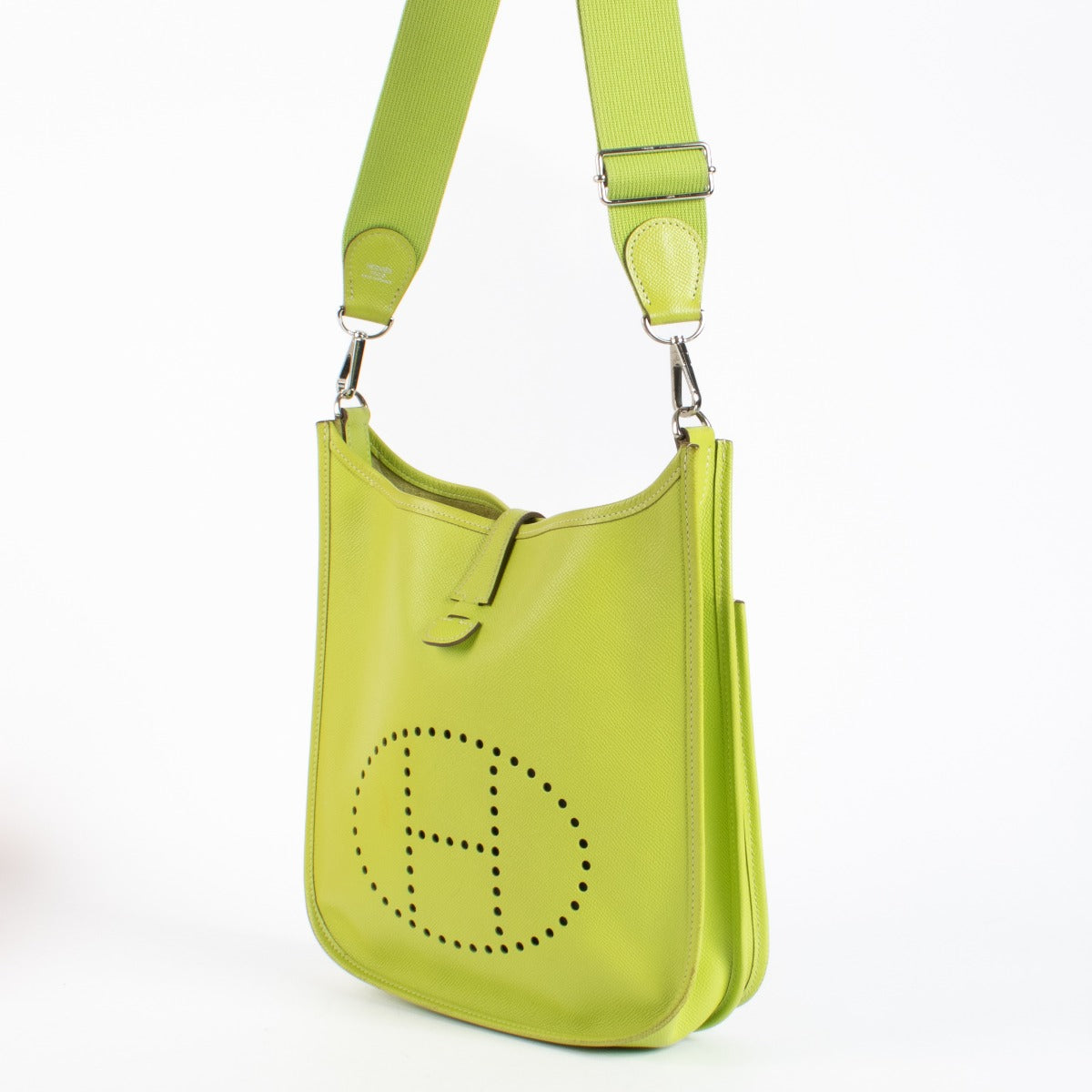 Hermès Candy Collection Evelyne III 29 Kiwi Epsom PHW
