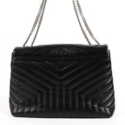 Saint Laurent Black Loulou Large Chain Bag