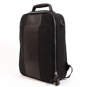 Delvaux Brown Leather Canvas Airess Backpack
